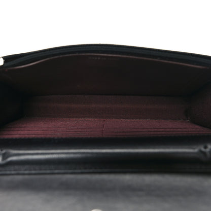 Chanel Lambskin Quilted Wallet On Chain WOC Black 5 of 13