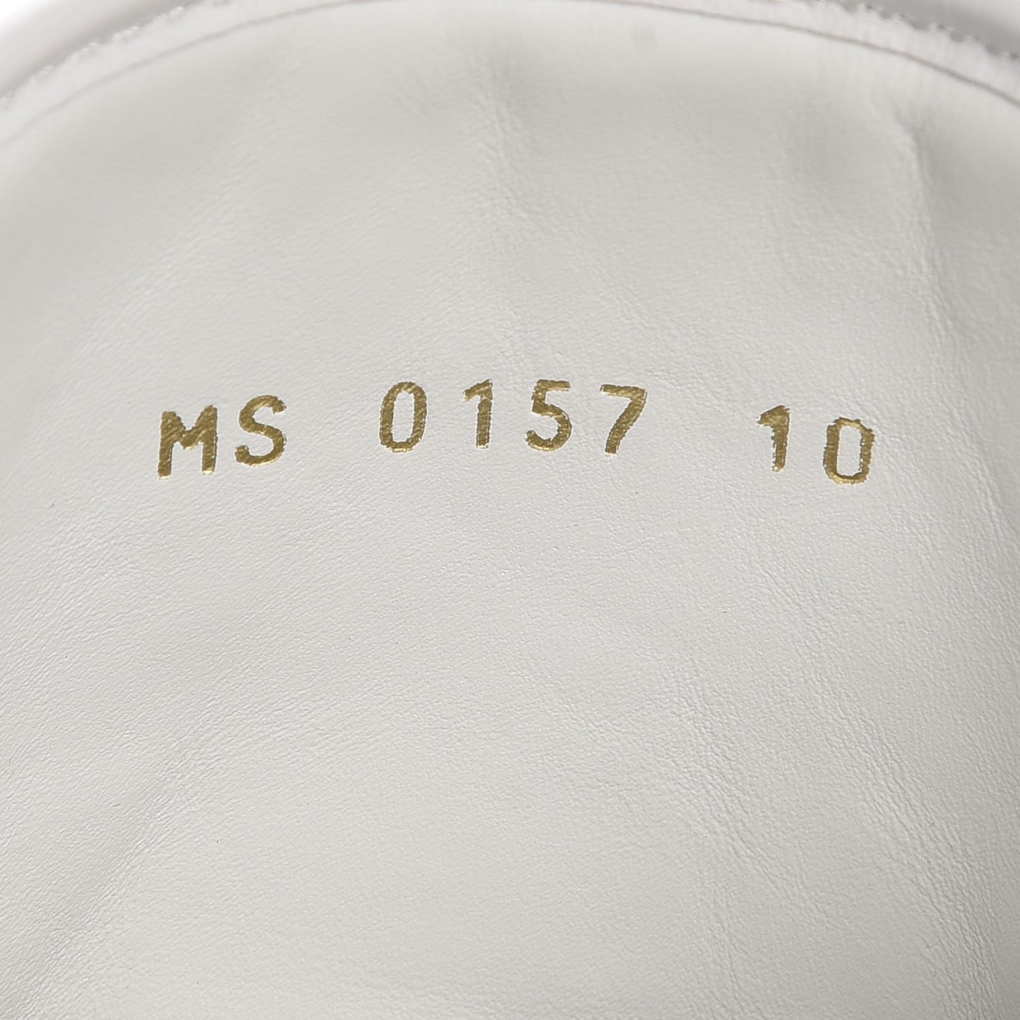 Calfskin Monogram Rivoli High Top Sneakers 10 White
