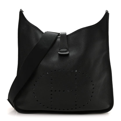 Hermes Taurillon Clemence Evelyne III TGM Black 1 of 10