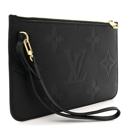 Louis Vuitton Empreinte Monogram Giant Neverfull MM Pochette Black 3 of 6