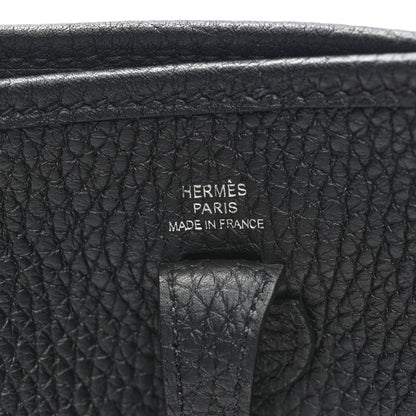 Hermes Taurillon Clemence Evelyne TPM Black 6 of 11