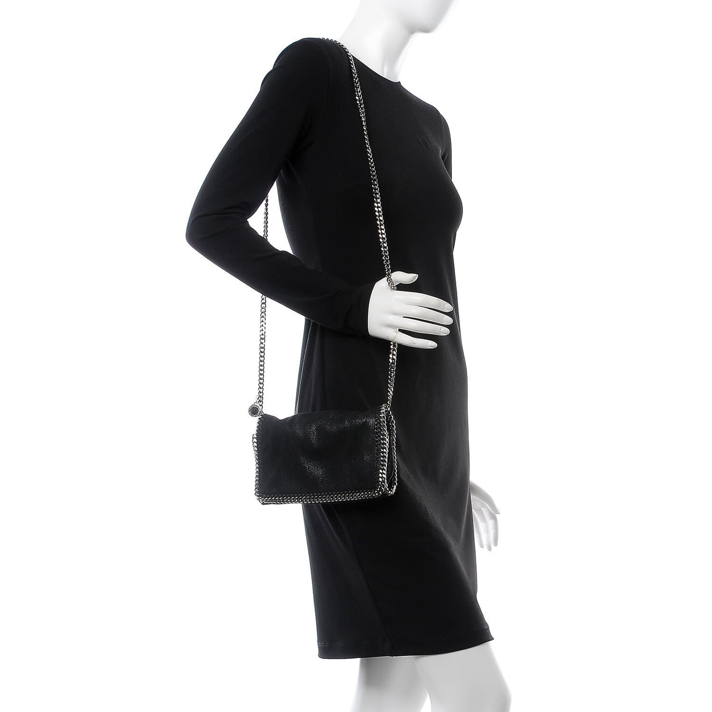 Shaggy Deer Falabella Crossbody Bag Black
