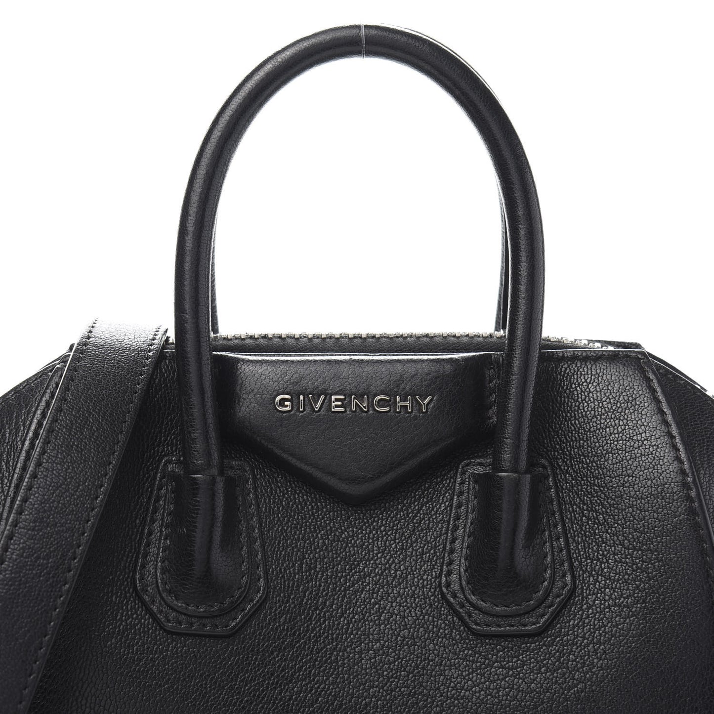 Sugar Goatskin Mini Antigona Black