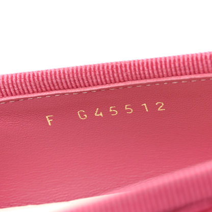 Chanel Embroidered Fabric Cap Toe CC Ballerina Flats 39 Dark Pink 8 of 9