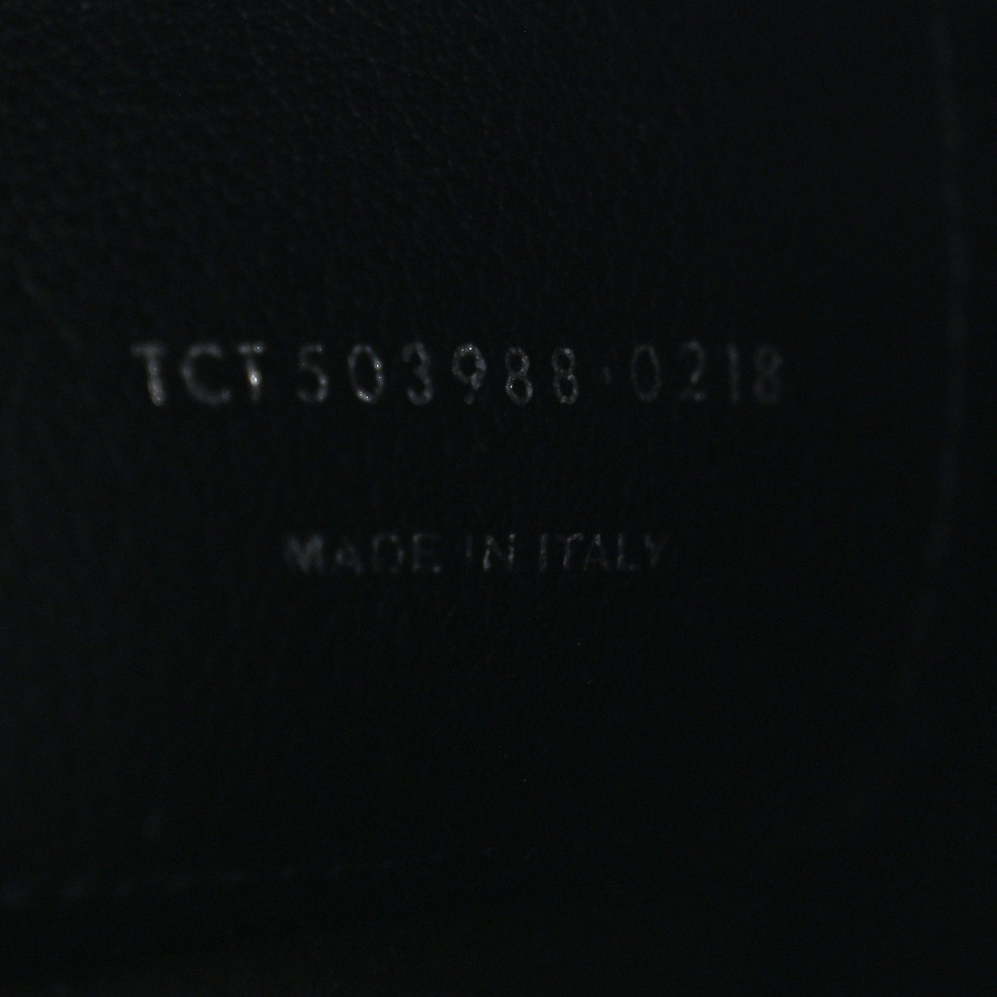 Calfskin Bold Shopping Tote Black