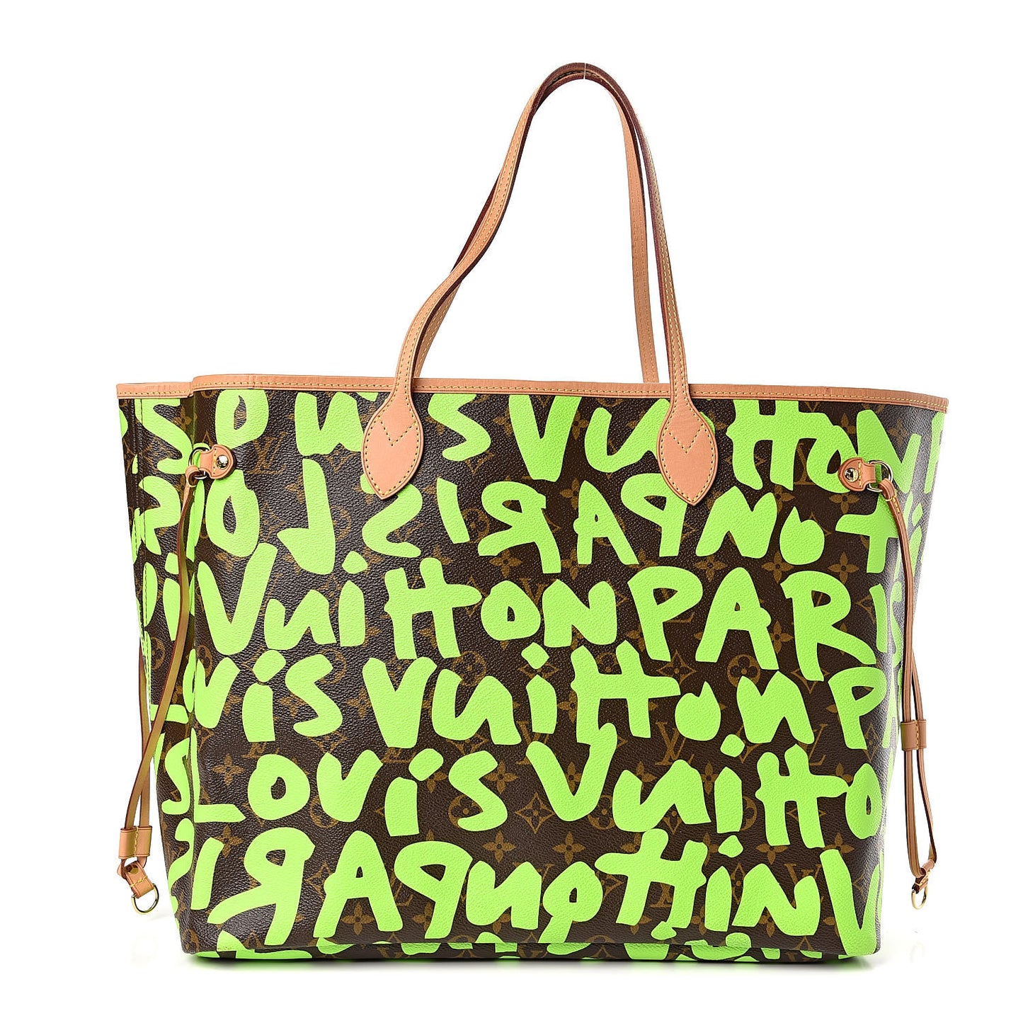 Monogram Graffiti Neverfull GM Green