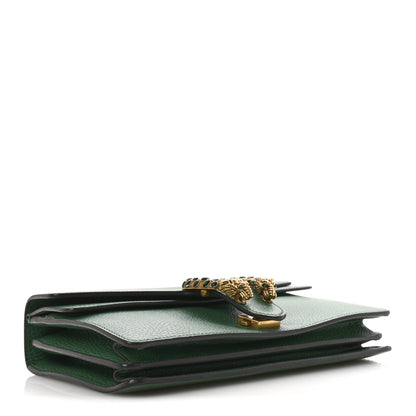 Gucci Pebbled Calfskin Small Dionysus Shoulder Bag Emerald 4 of 13