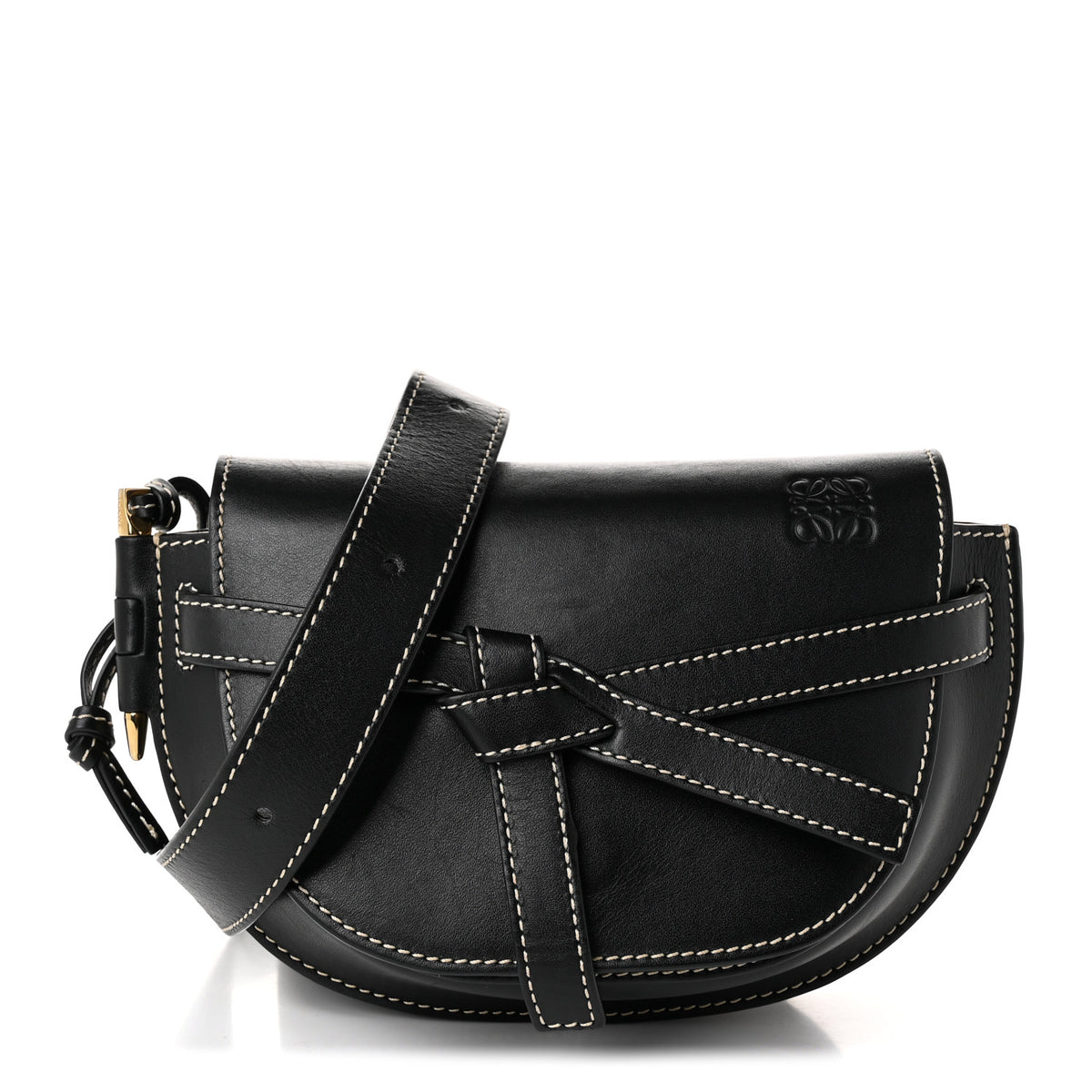Loewe Calfskin Mini Gate Belt Bag Black 1 of 10