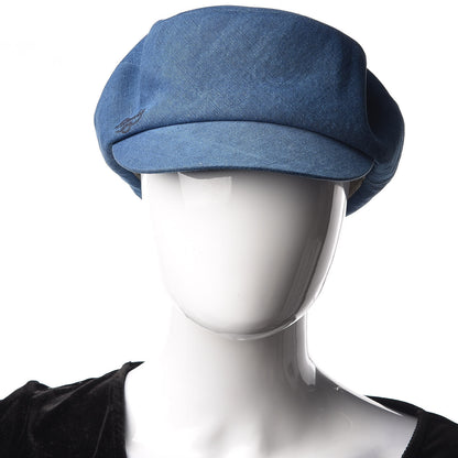 Hermes Linen Paola Cap 56 Indigo 2 of 8