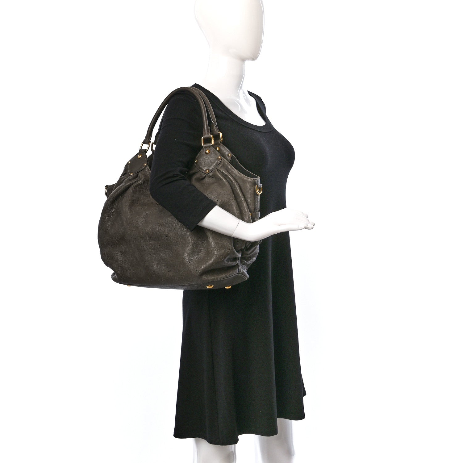 Louis Vuitton Mahina L Elephant Gris 2 of 16