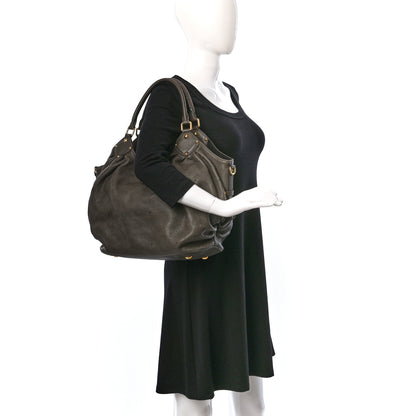 Louis Vuitton Mahina L Elephant Gris 2 of 16