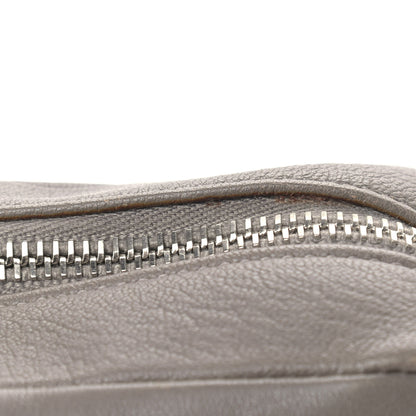 Saint Laurent Lambskin Monogram Small Lou Camera Bag Asphalt 16 of 17