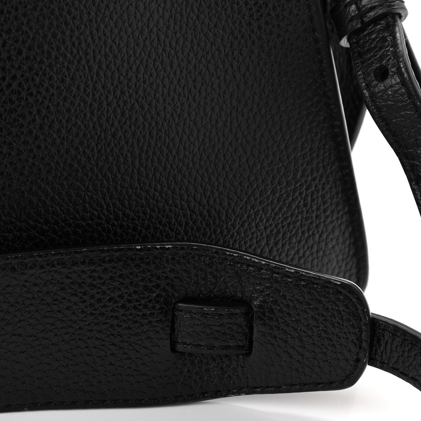 Grained Calfskin Neo Classic Gold Hardware Mini City Black
