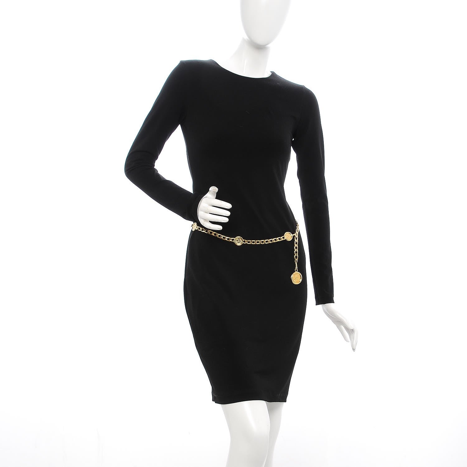 Chanel Chain 31 Rue Cambon Medallion Belt Gold 2 of 8
