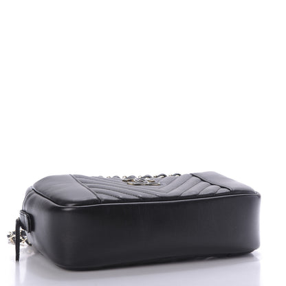 Chanel Calfskin Quilted Daily Chevron Camera Case Black 4 of 9