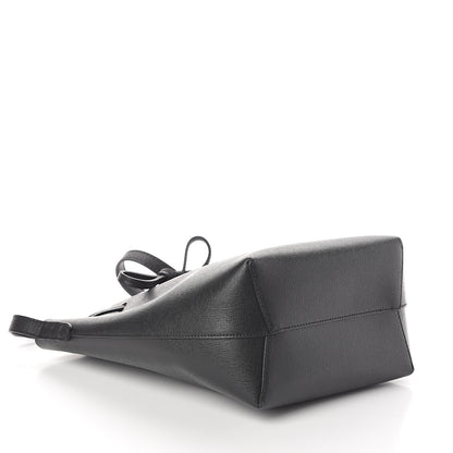 Mansur Gavriel Saffiano Mini Bucket Bag Black 3 of 8