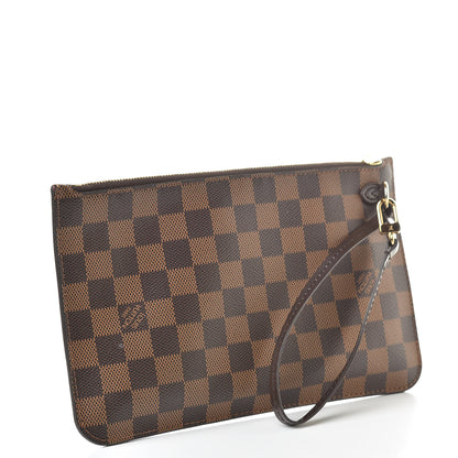 Louis Vuitton Damier Ebene Neverfull MM GM Pochette 3 of 10