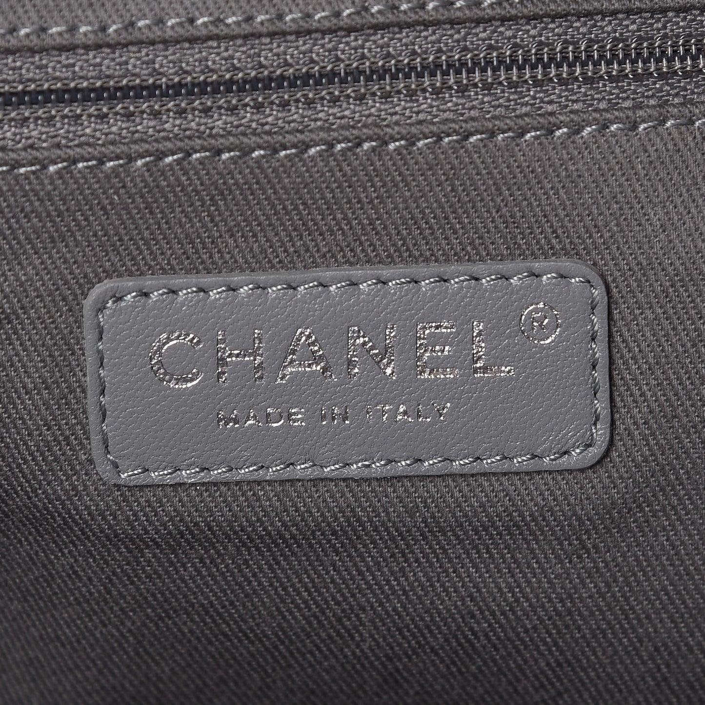Canvas Large Graffiti Tote Grey