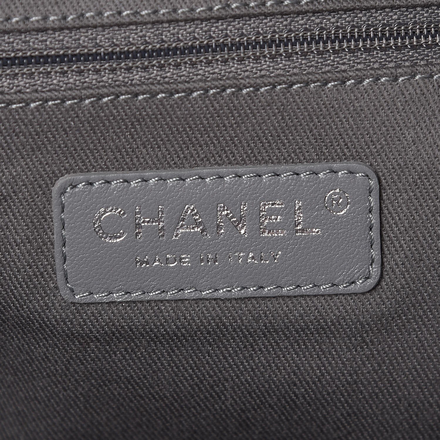 Chanel Canvas Large Graffiti Tote Grey 7 of 10