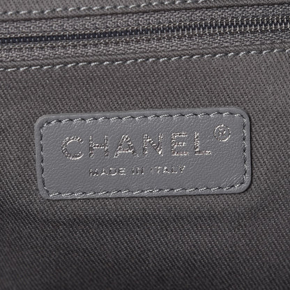 Chanel Canvas Large Graffiti Tote Grey 7 of 10