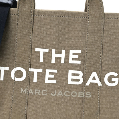 Marc Jacobs Cotton Canvas Medium The Traveler Tote Bag  Slate Green 9 of 11
