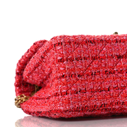 Chanel Tweed Quilted Mini 2.55 Reissue Flap Red Ecru Black 7 of 8