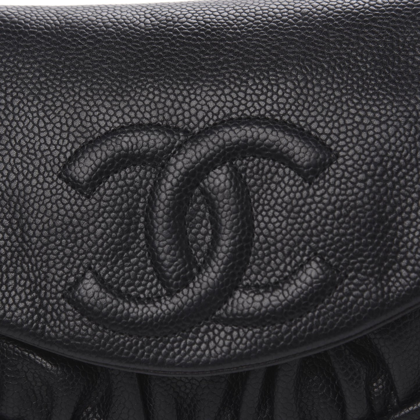 Caviar Half Moon Wallet On Chain WOC Black