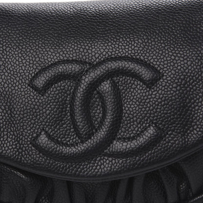 Chanel Caviar Half Moon Wallet On Chain WOC Black 11 of 13