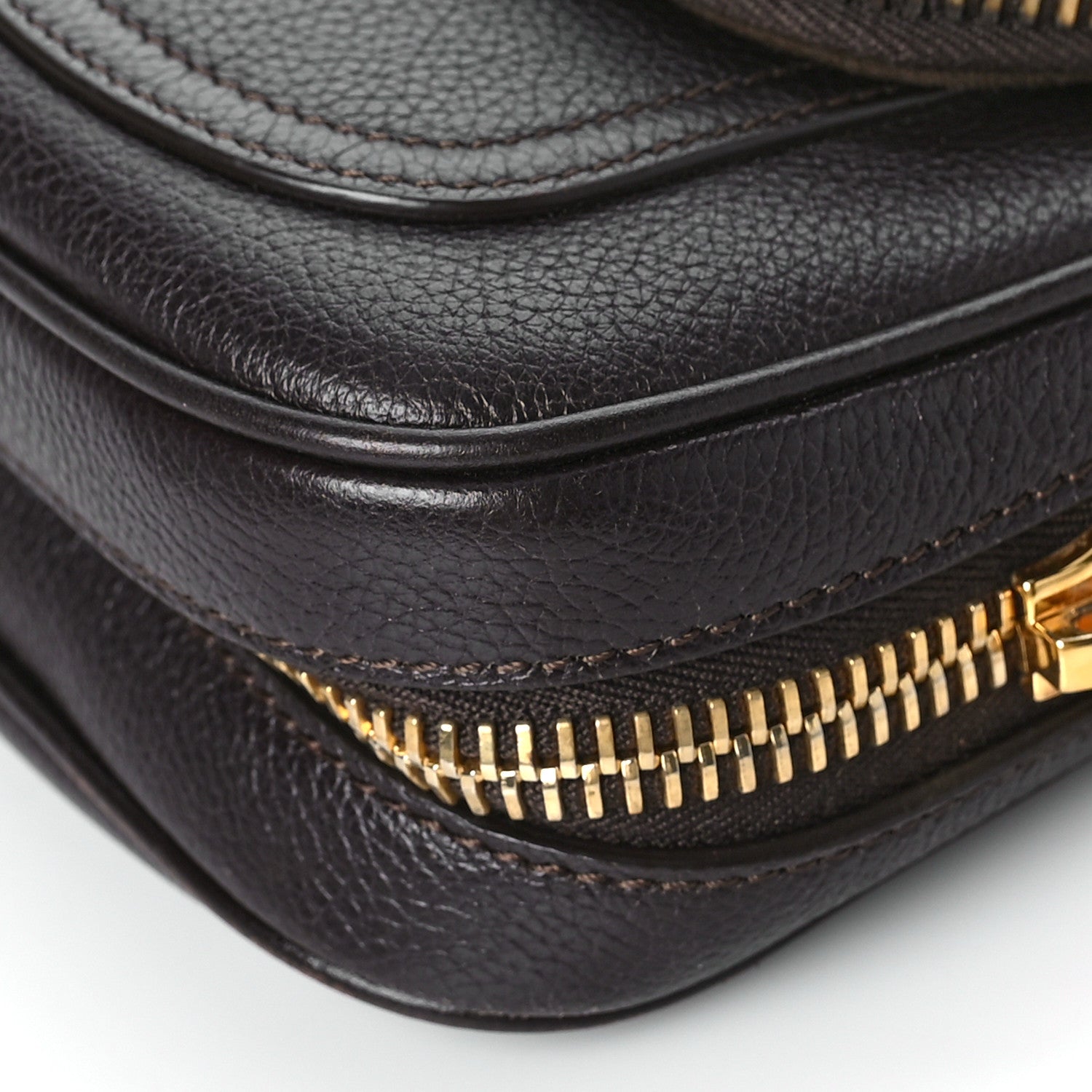 Tom Ford Calfskin Mini Jennifer Crossbody Bag Brown 8 of 9