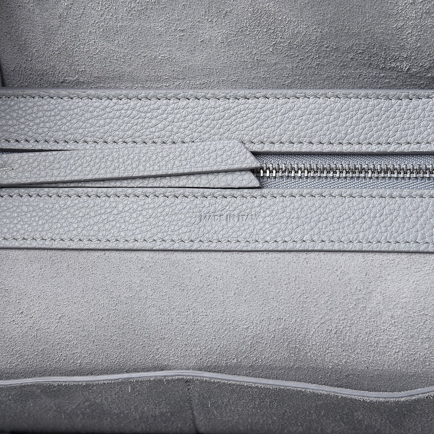 Soft Grained Calfskin Small Belt Cabas Phantom Mineral