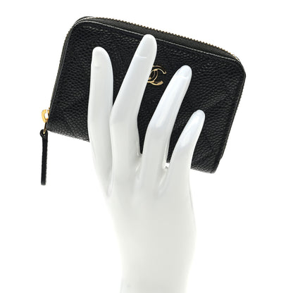 Chanel Caviar Quilted Classic Zipped Coin Purse Black 2 of 7