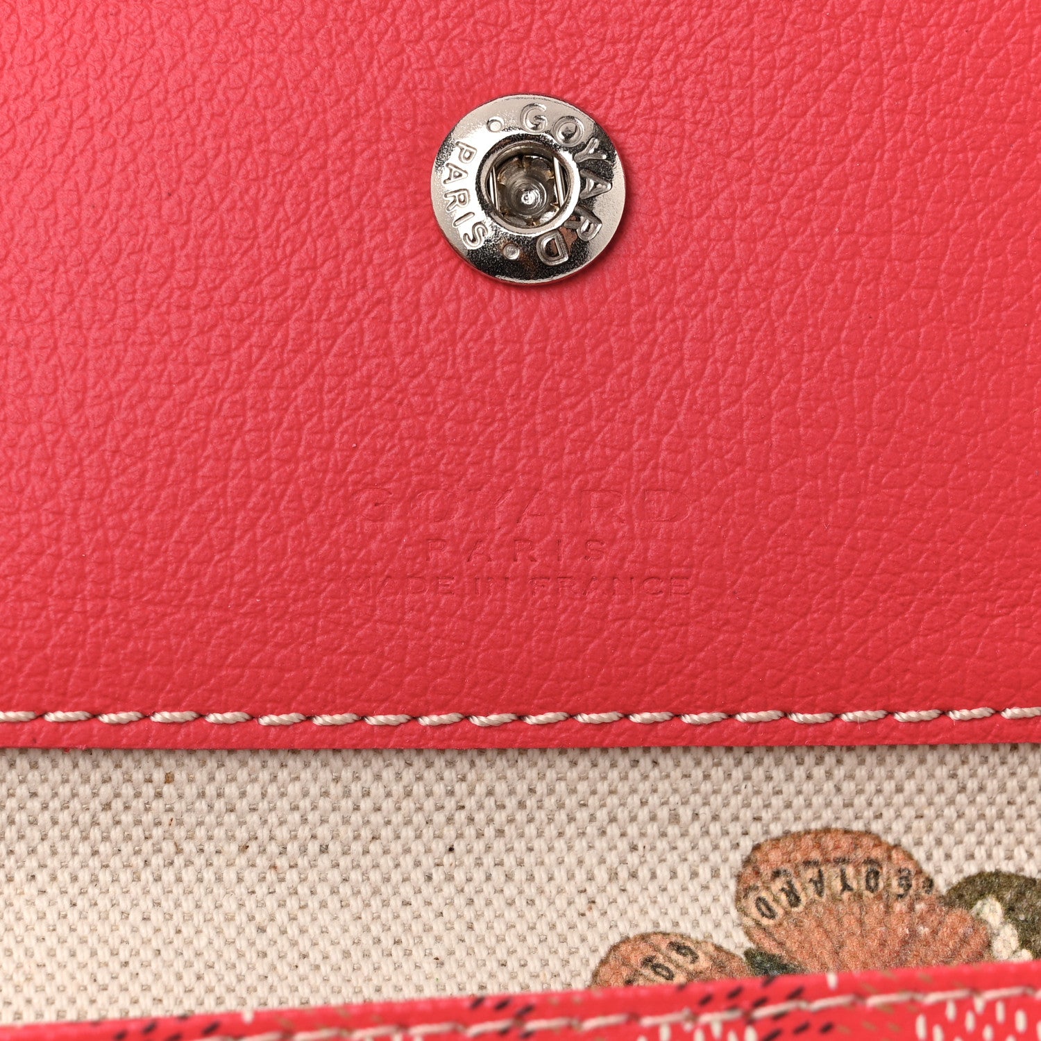 Goyard Goyardine Floral Fantasy Saint Louis GM Fuchsia 7 of 11