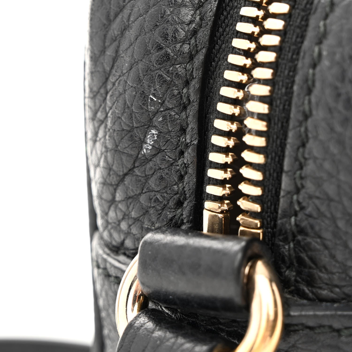 Gucci Pebbled Calfskin Small Soho Disco Bag Black 11 of 12