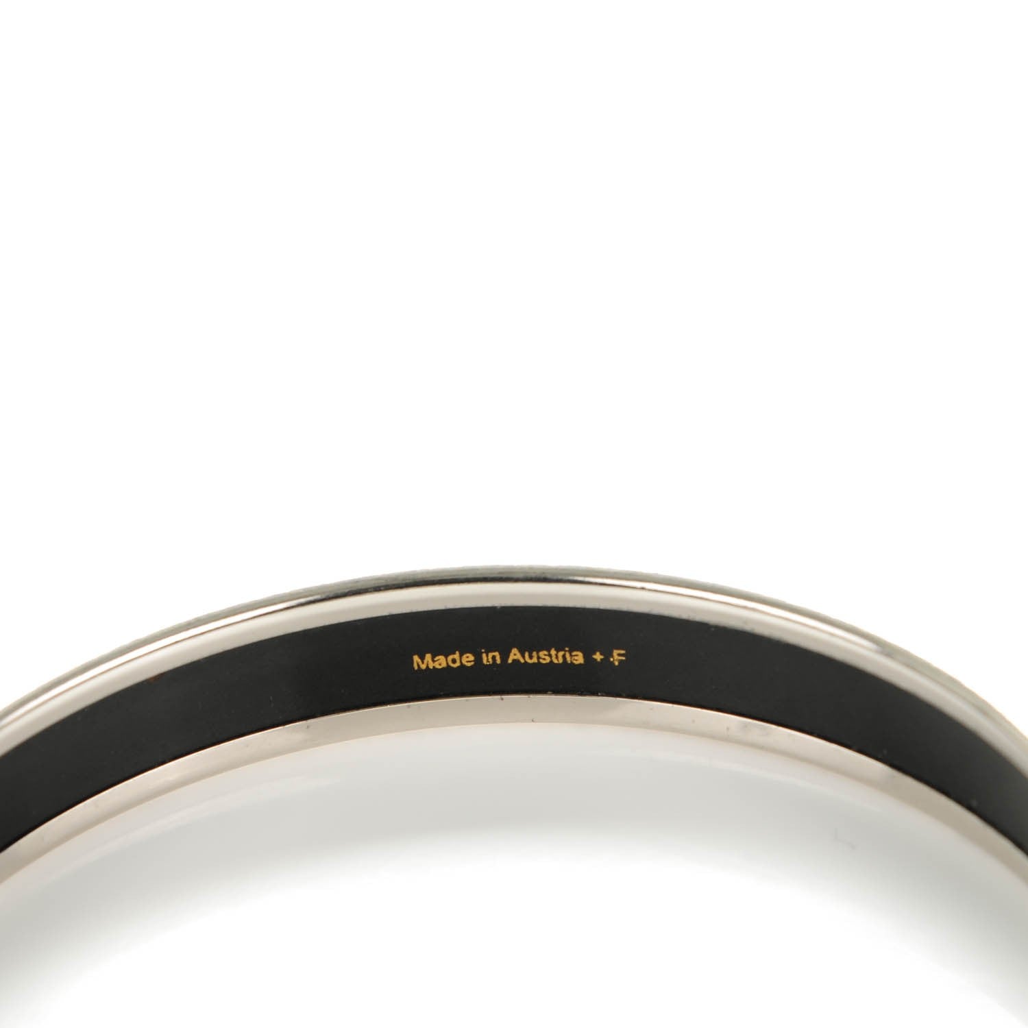 Hermes Enamel Printed Narrow Caleche Bracelet 65 4 of 4