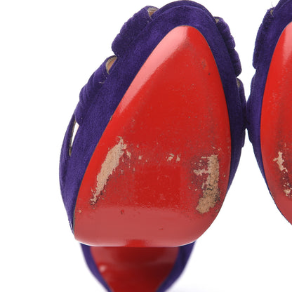 Christian Louboutin Suede Aborina 150 Pumps 40 Violette 11 of 16