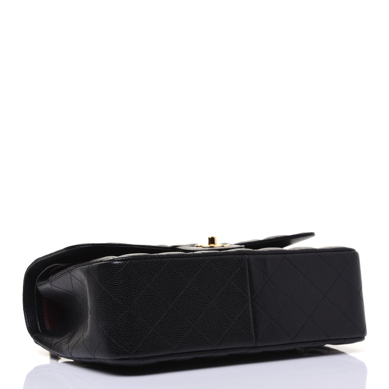 Chanel Caviar Quilted Jumbo Double Flap Black 4 of 12
