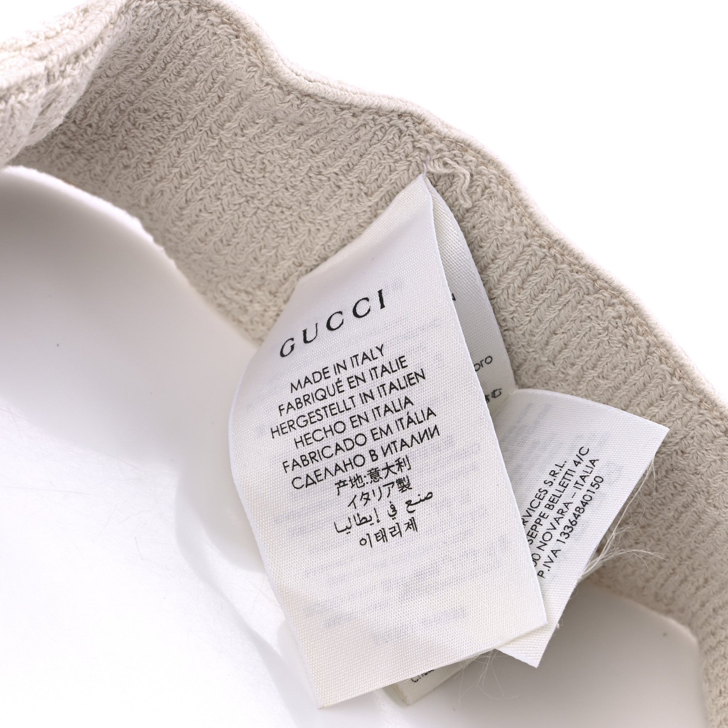 Gucci Vinyl Logo Visor M Yellow 8 of 8