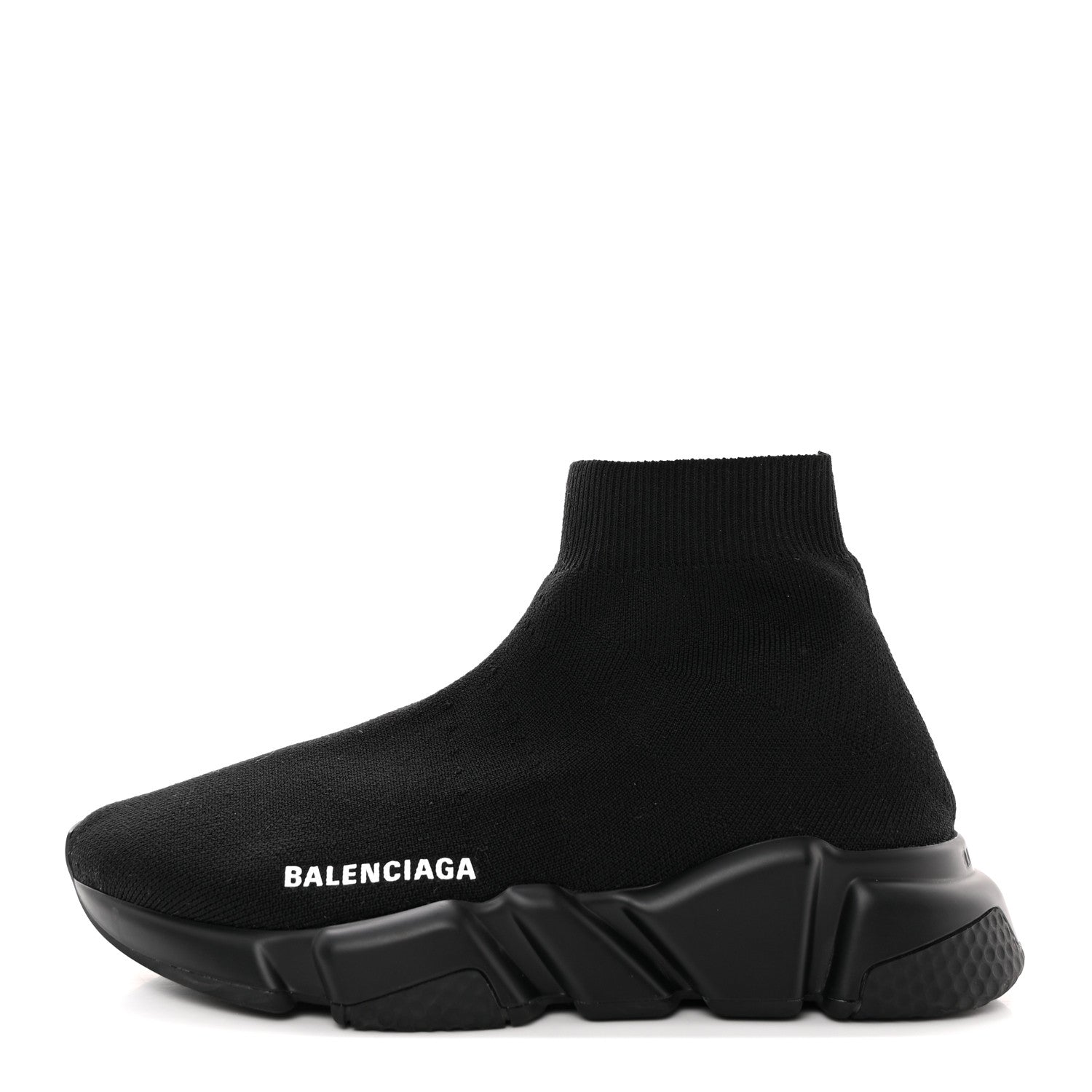 Balenciaga Technical 3D Recycled Knit Womens Speed 2.0 Sneakers 36 Monocolor Black 1 of 13