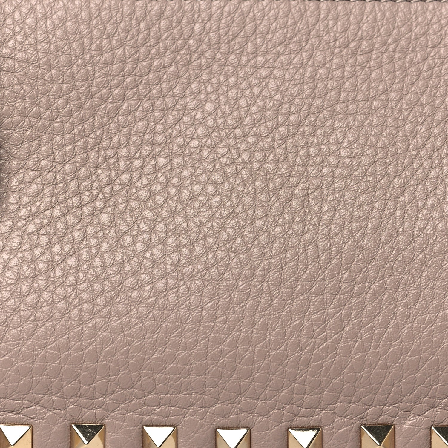 Valentino Garavani Pebbled Calfskin Small Rockstud Flip Lock Shoulder Bag Poudre 7 of 9