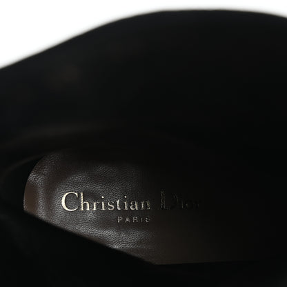 Christian Dior Suede D-Fame Ankle Boots 41 Black 7 of 9