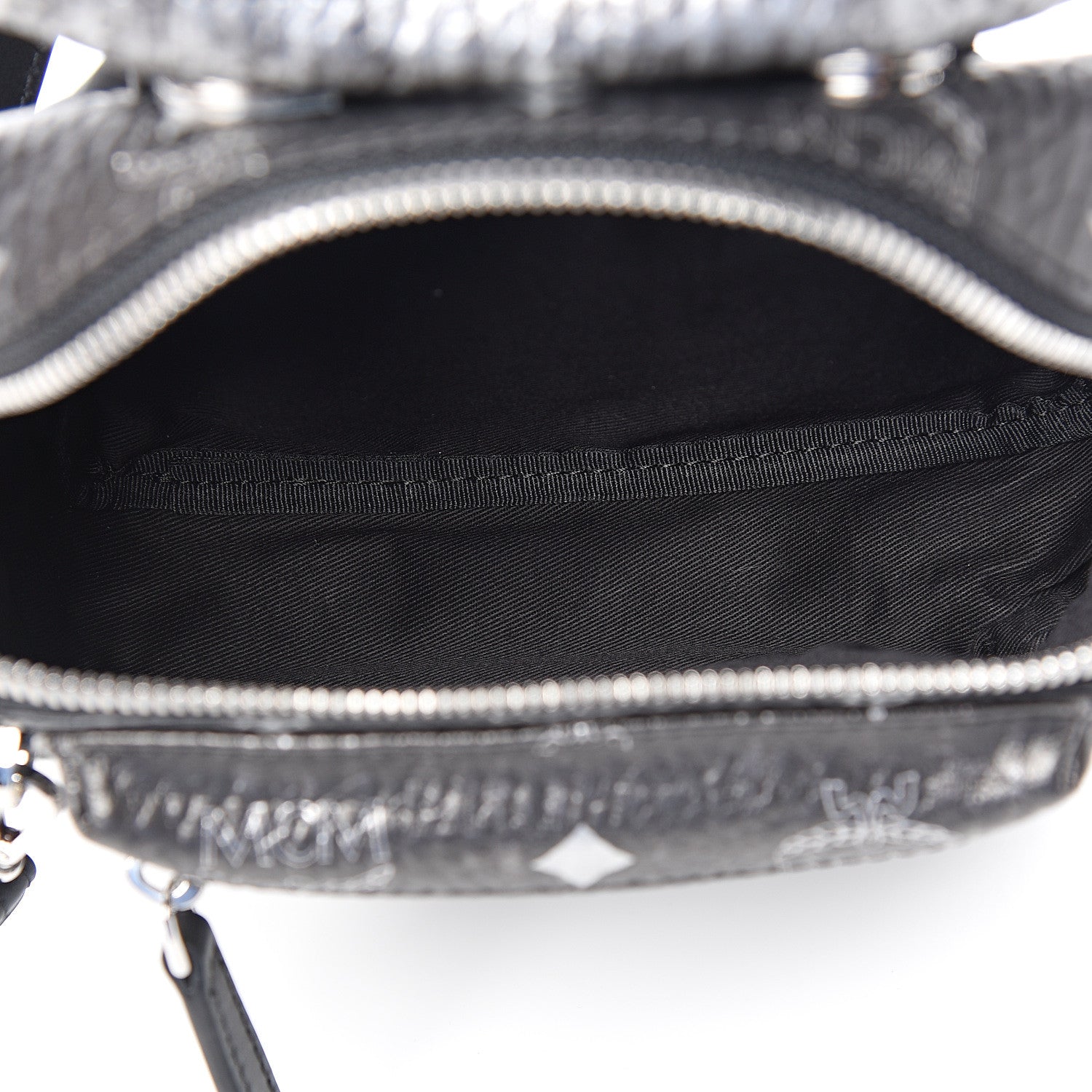 MCM Gradation Visetos Trey 4-in-1 Sling Backpack Silver 10 of 13