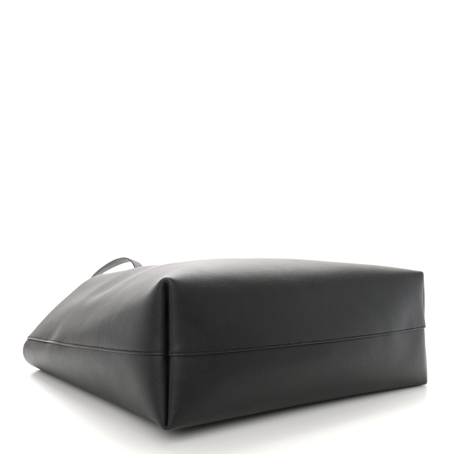 Calfskin Large Shopping Tote Black