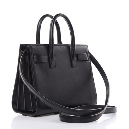 Saint Laurent Calfskin Nano Sac de Jour Black 3 of 17