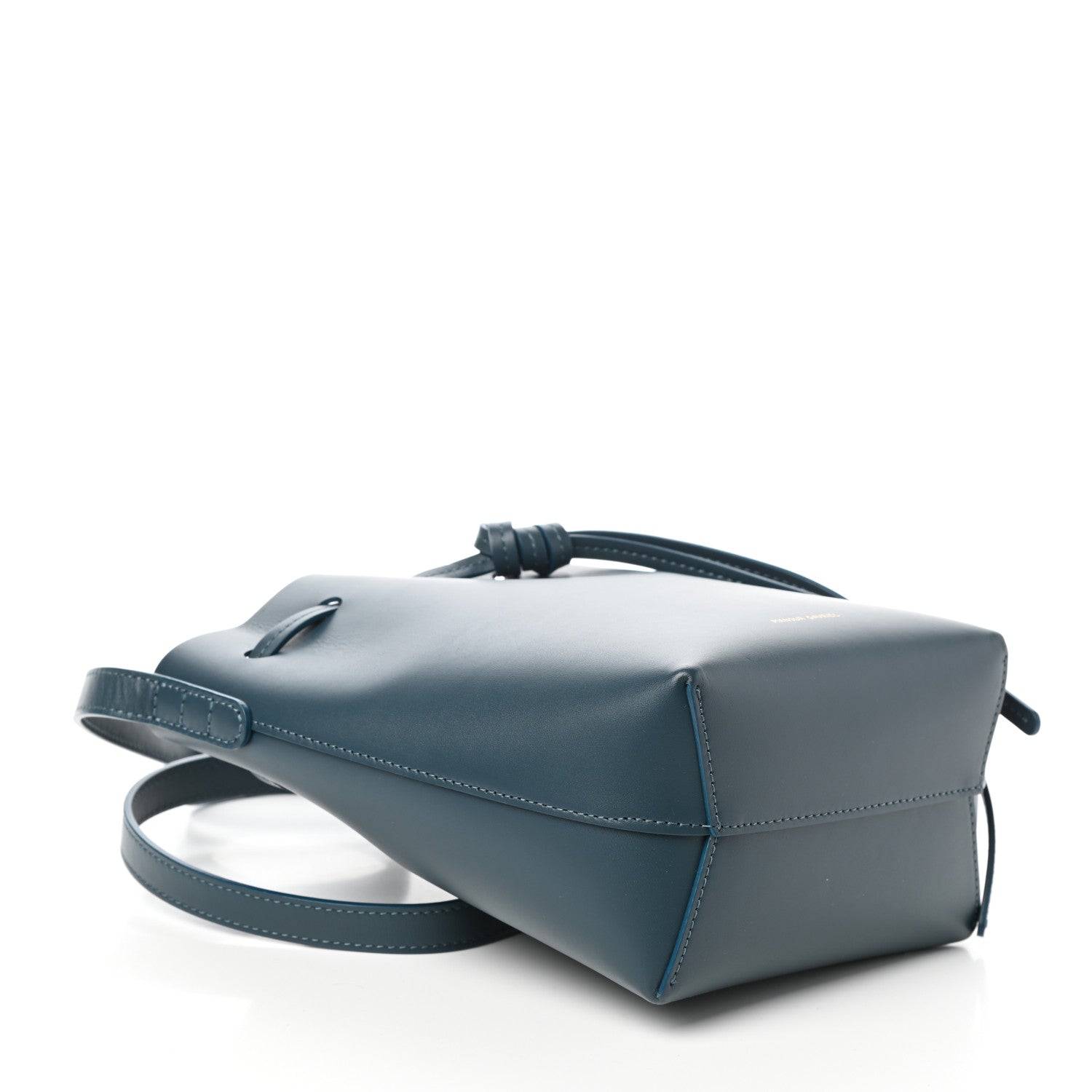 Mansur Gavriel Calfskin Mini Bucket Bag Blu 4 of 8