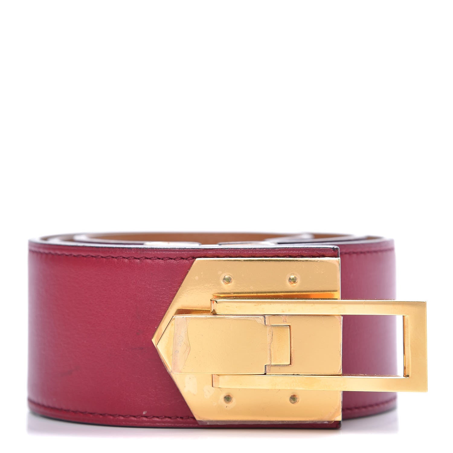 Hermes Swift 42mm Hinge Belt 95 Rubis 1 of 6