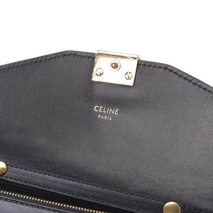 Celine Calfskin C Wallet On Chain Bag Black 8 of 10
