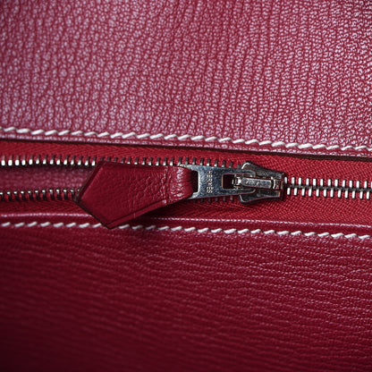 Hermes Epsom Candy Birkin 35 Rose Tyrien Rubis 29 of 33