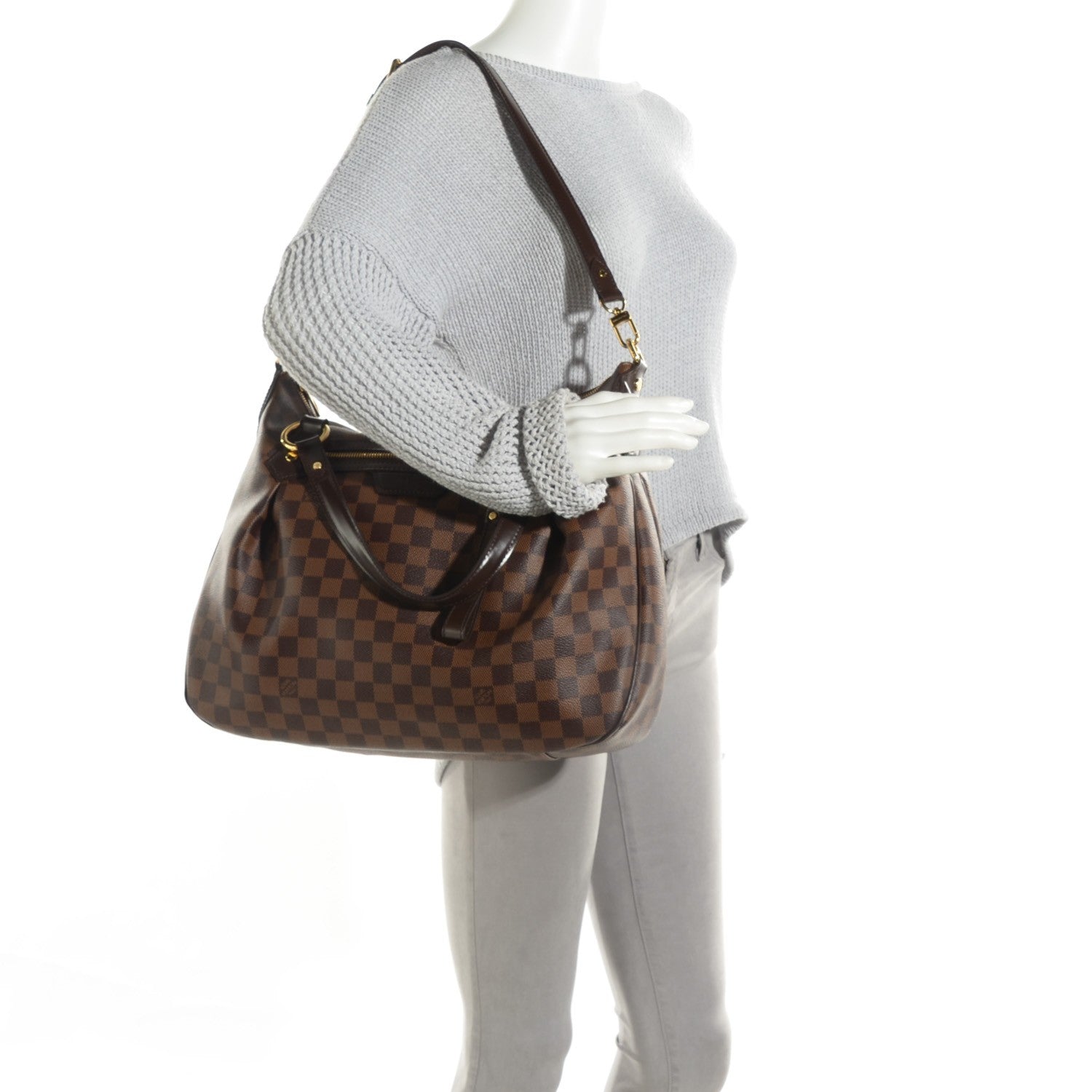 Louis Vuitton Damier Ebene Evora MM 2 of 7