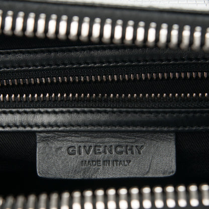 Givenchy Calfskin Lizard Embossed Small Antigona Black 6 of 7