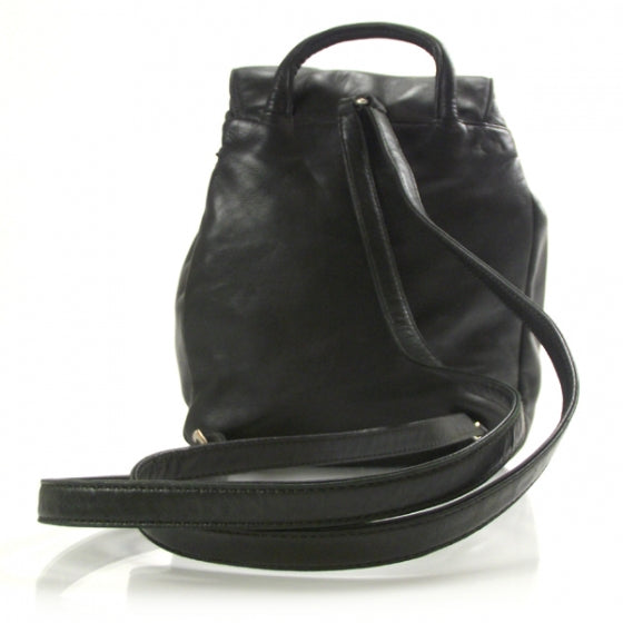 Prada Leather Backpack Hunter Green 6 of 10